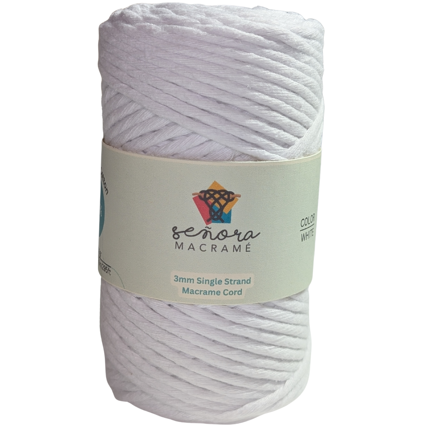 Urdimbre 3mm 90m White