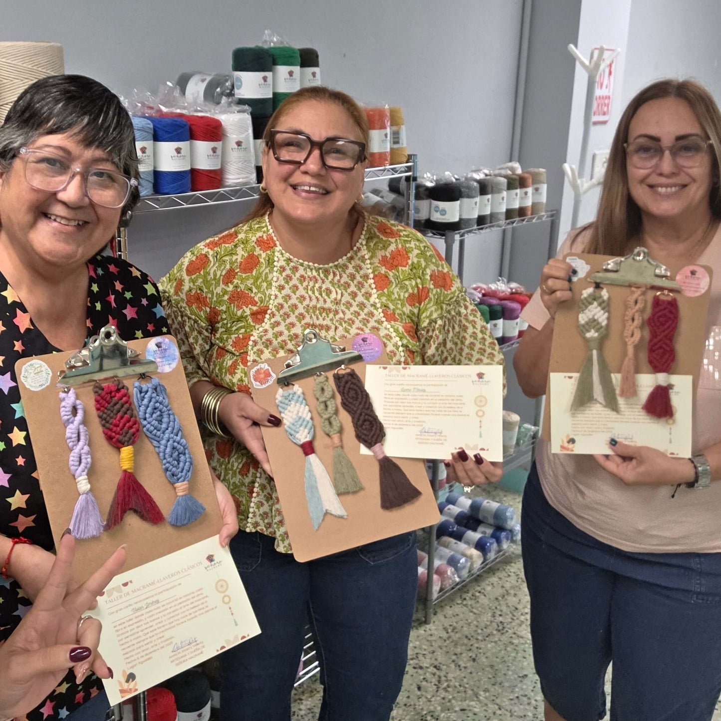 Taller presencial Llaveros Clásicos