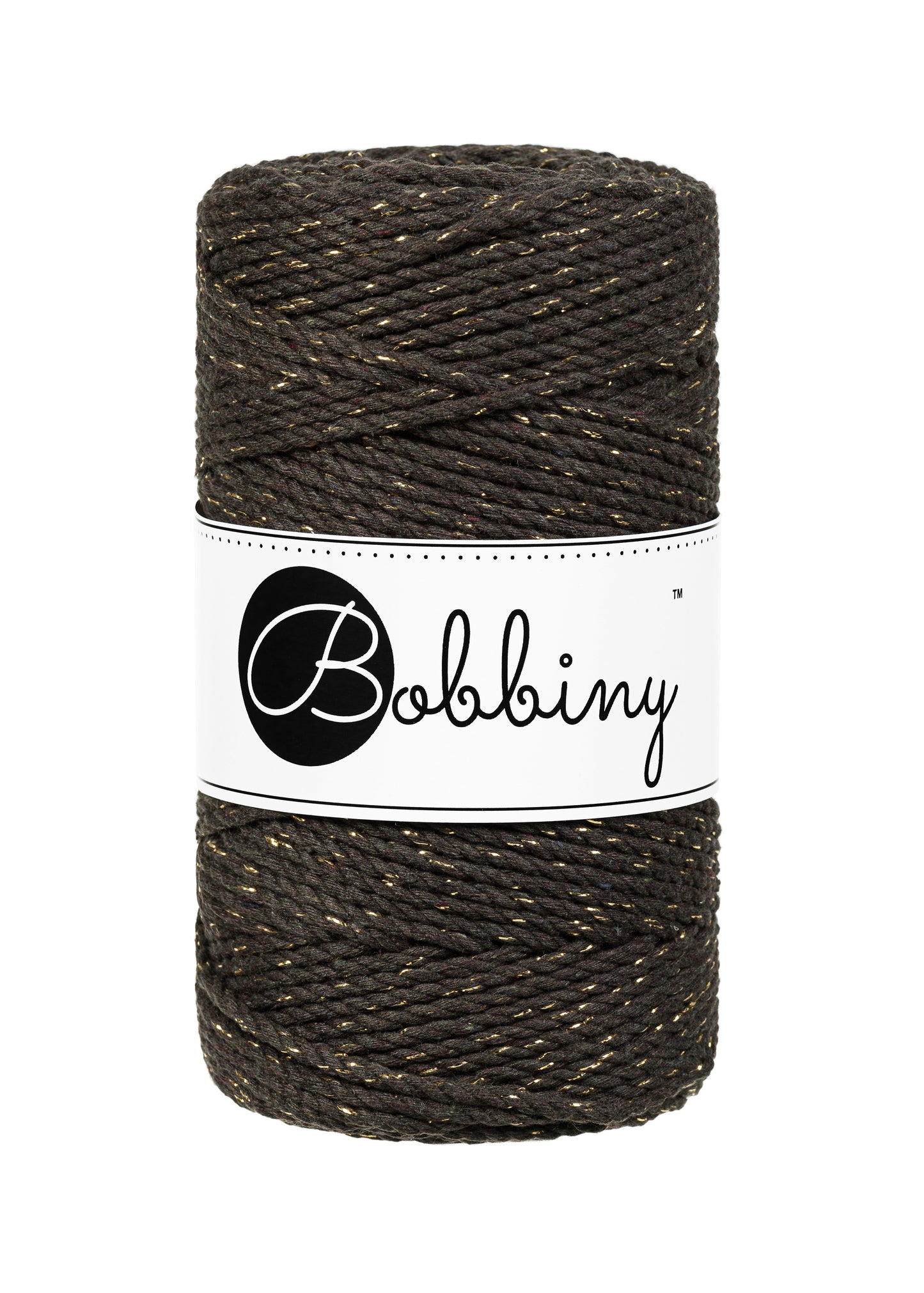 3ply Macrame rope - Golden Espresso