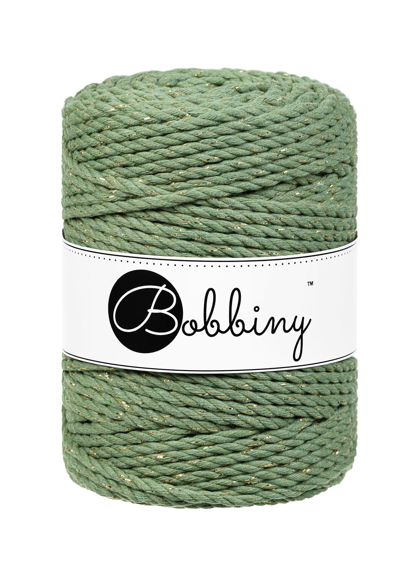 3ply Macrame Rope 5mm - Golden Eucalyptus