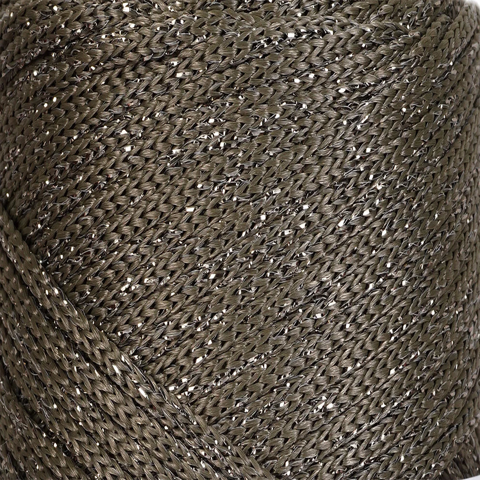 Hilo sintético con brillo 2mm Olive Drab