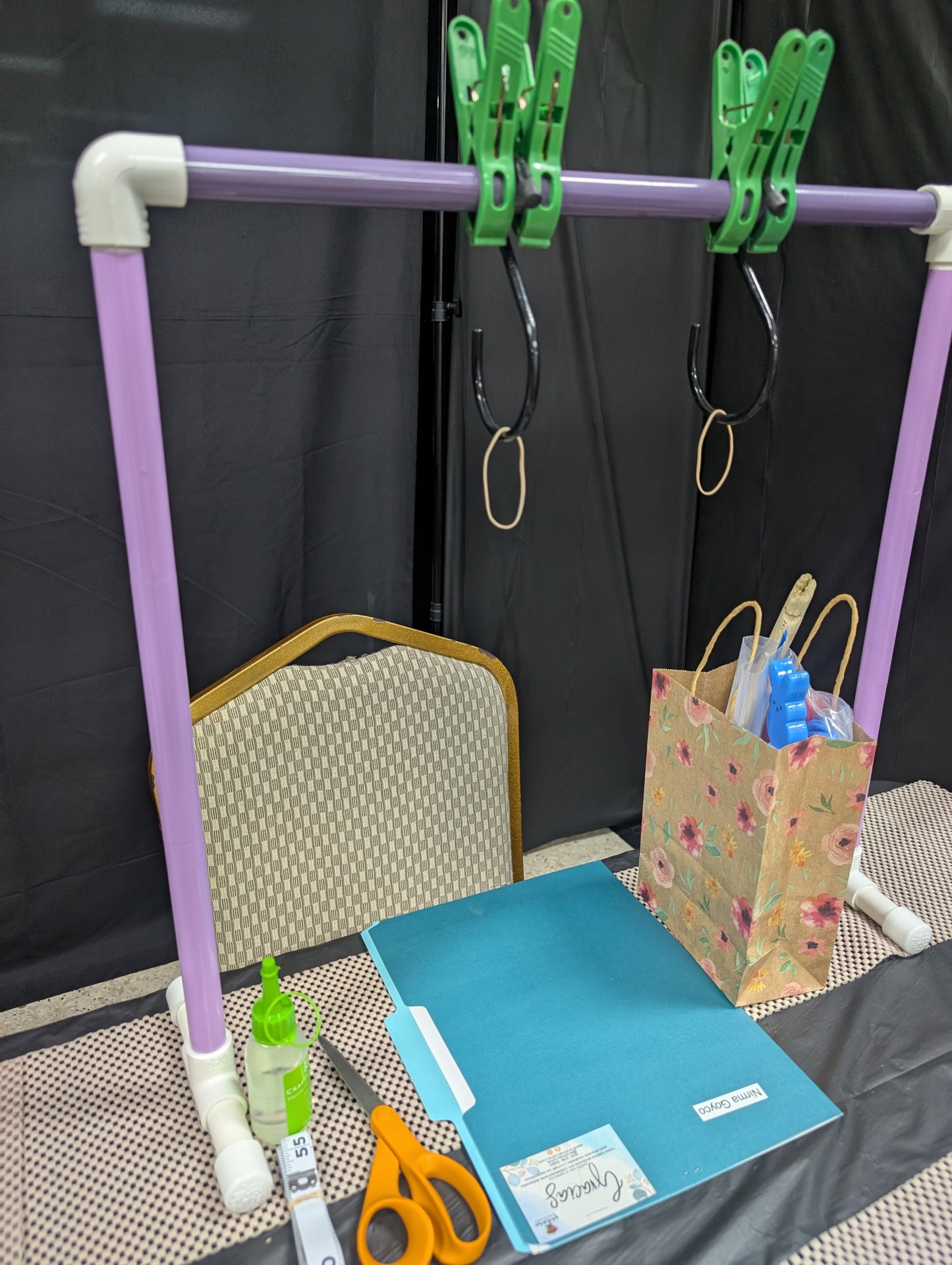 Estaciones de trabajo para macramé
