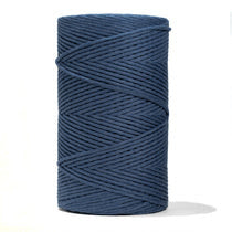 Macrame cord single strand 4mm - Denim