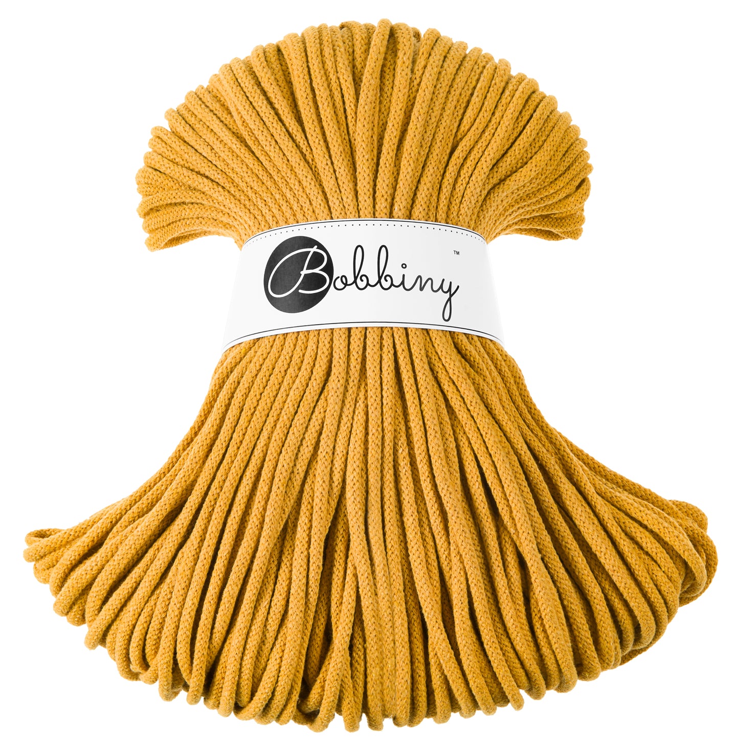 Braided cord 5mm - Mustard