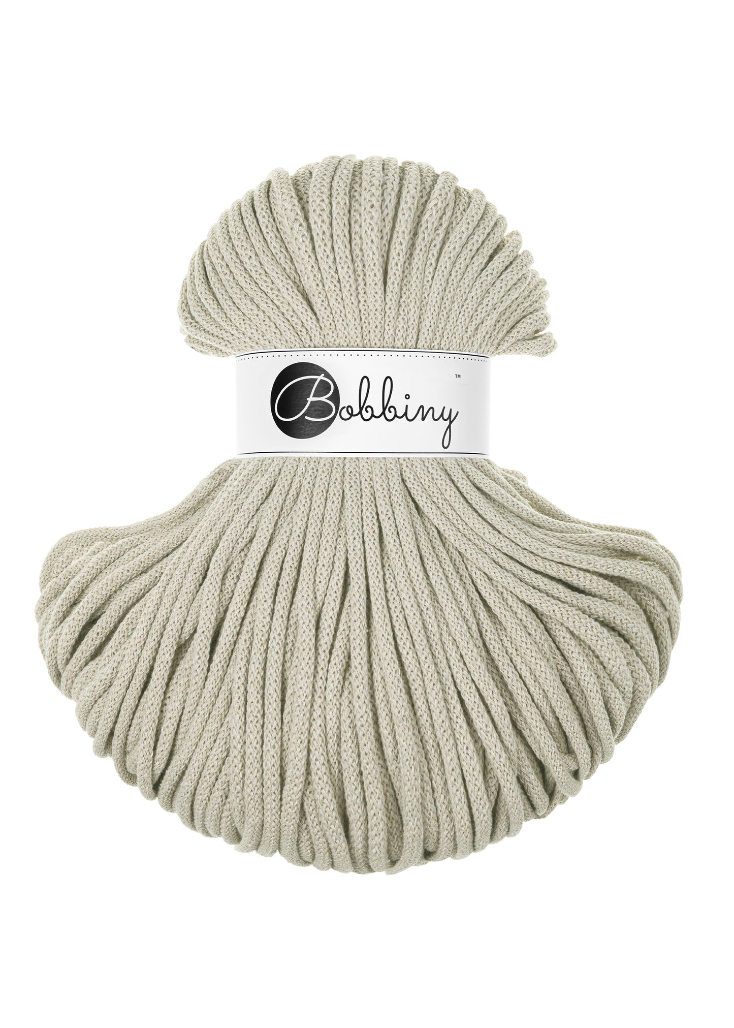 Braided Cord 5mm - Pale Olive