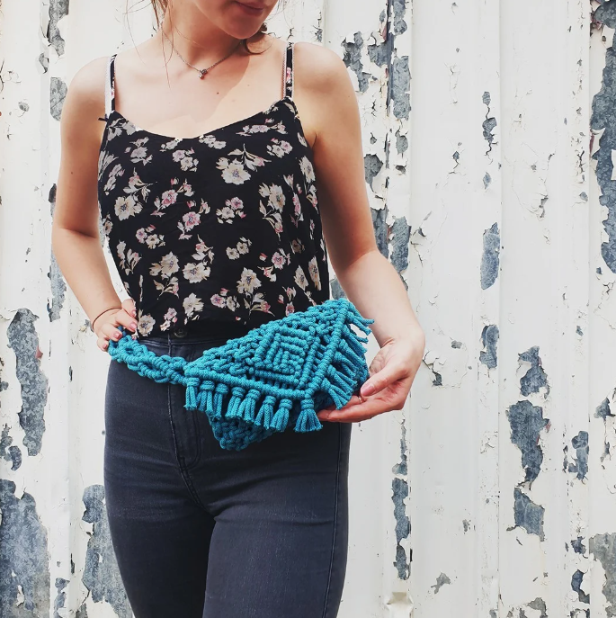 Braided cord 5mm - Teal