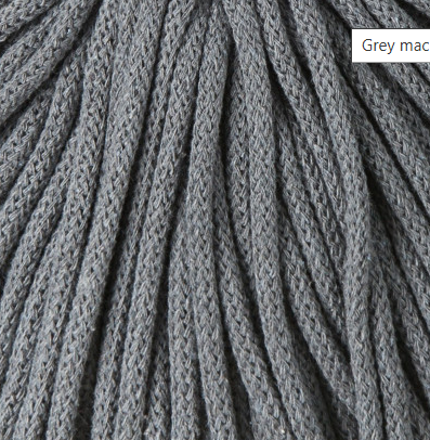 Braided cord 5mm Steel