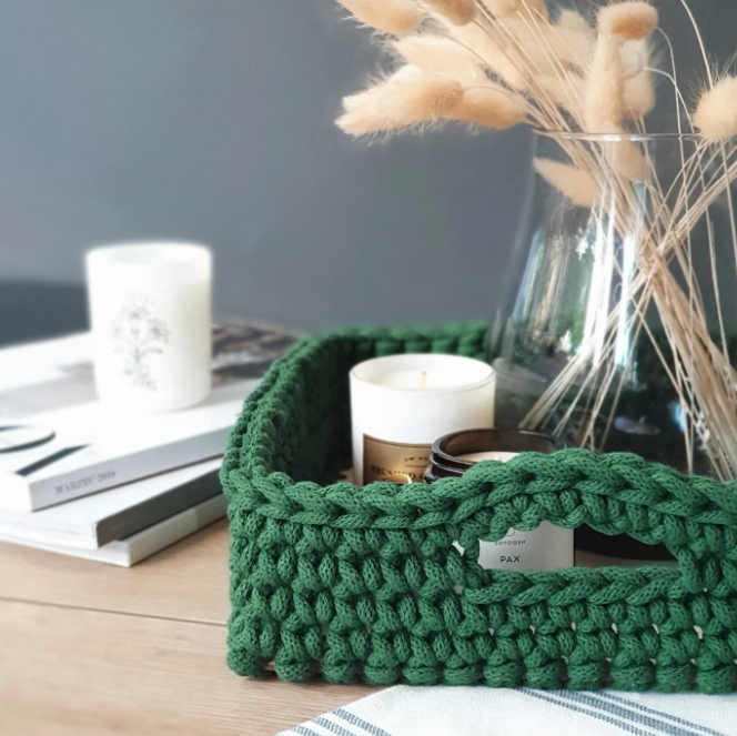 Braided cord 5mm Pine Green