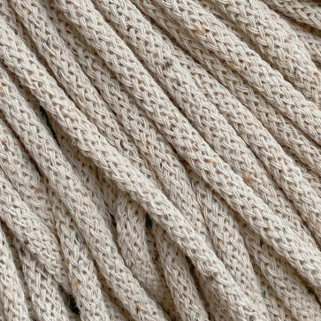 Hilo de macramé o crochet trenzado 5mm, Beige Leopardo, Leopard, 108 yardas