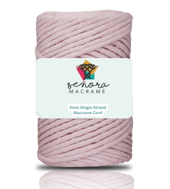 Urdimbre 3mm 90m Baby Pink