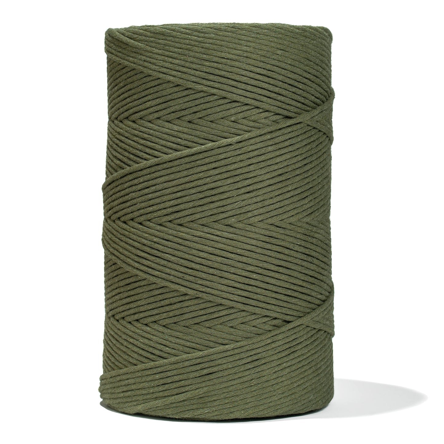 Macrame cord 4mm single strand - Moss Green