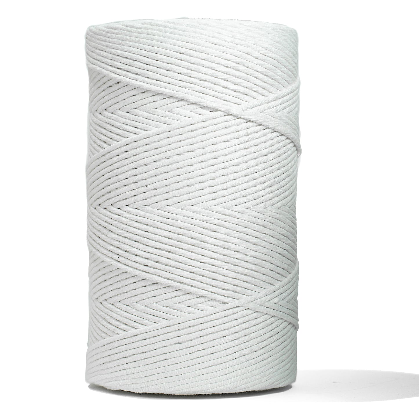 Macrame cord 4mm single strand - White