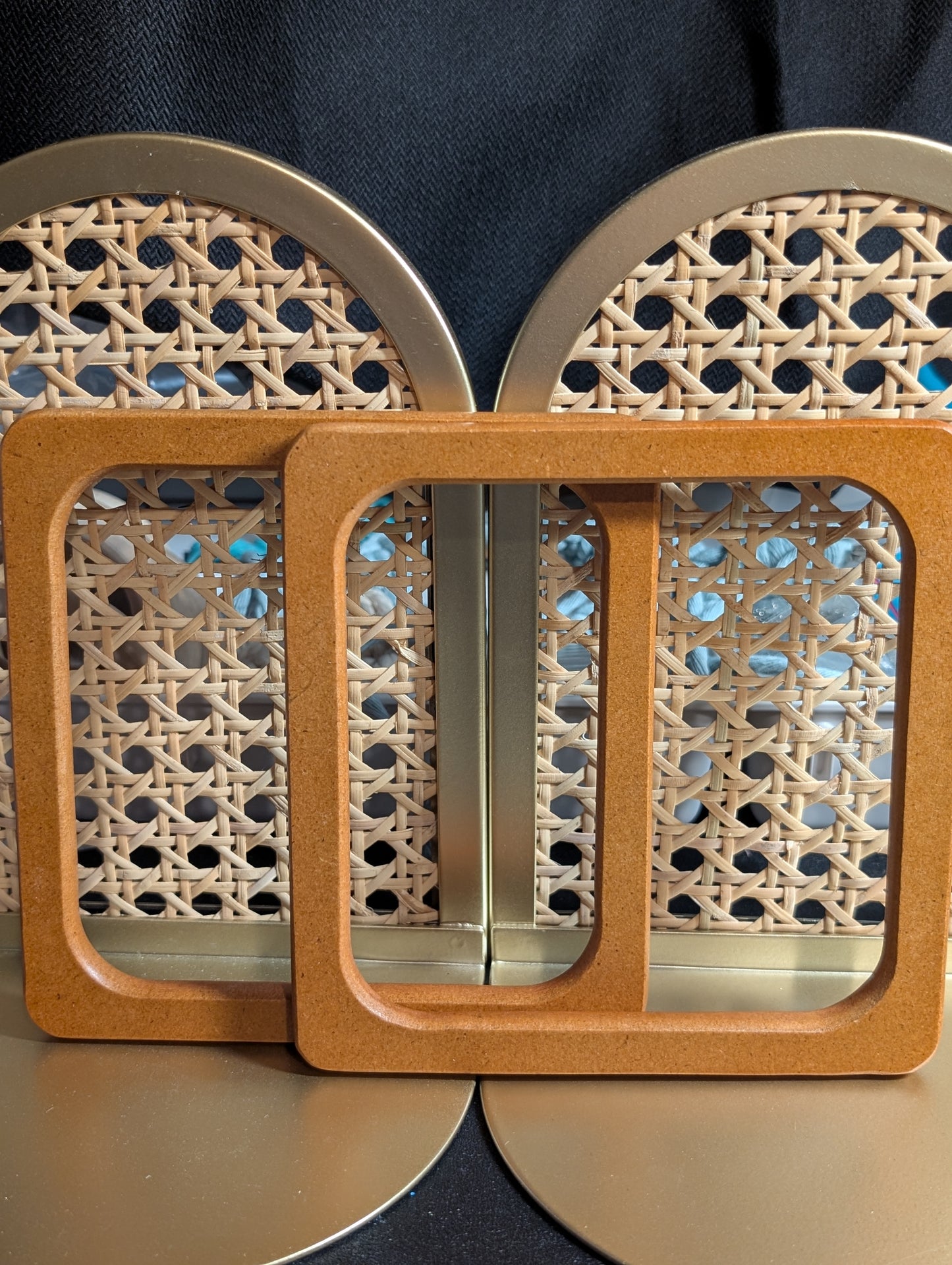 Mango de madera cuadrado para cartera