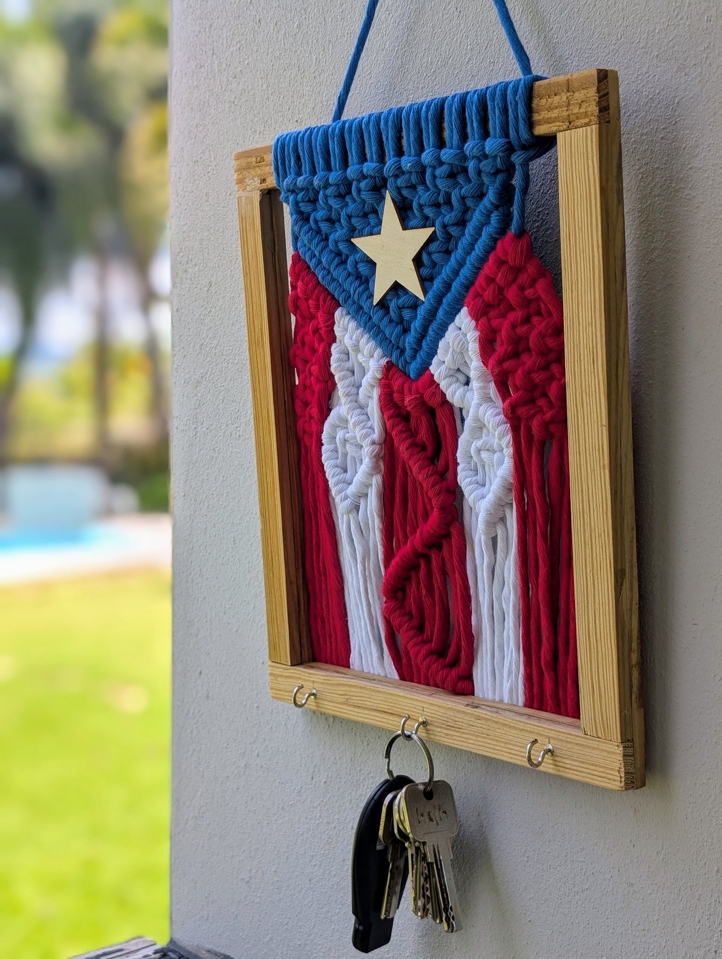 Portallaves Bandera de Puerto Rico