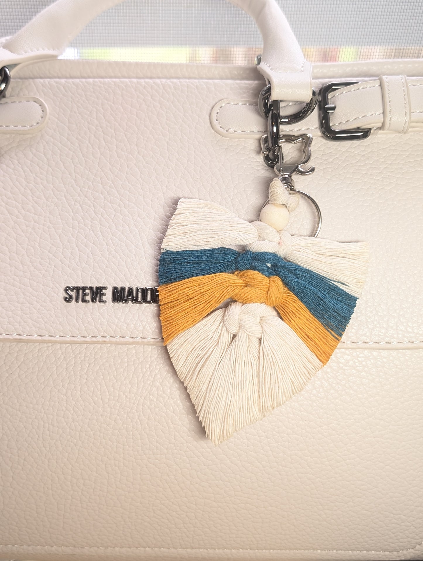 Charms en macramé hojas