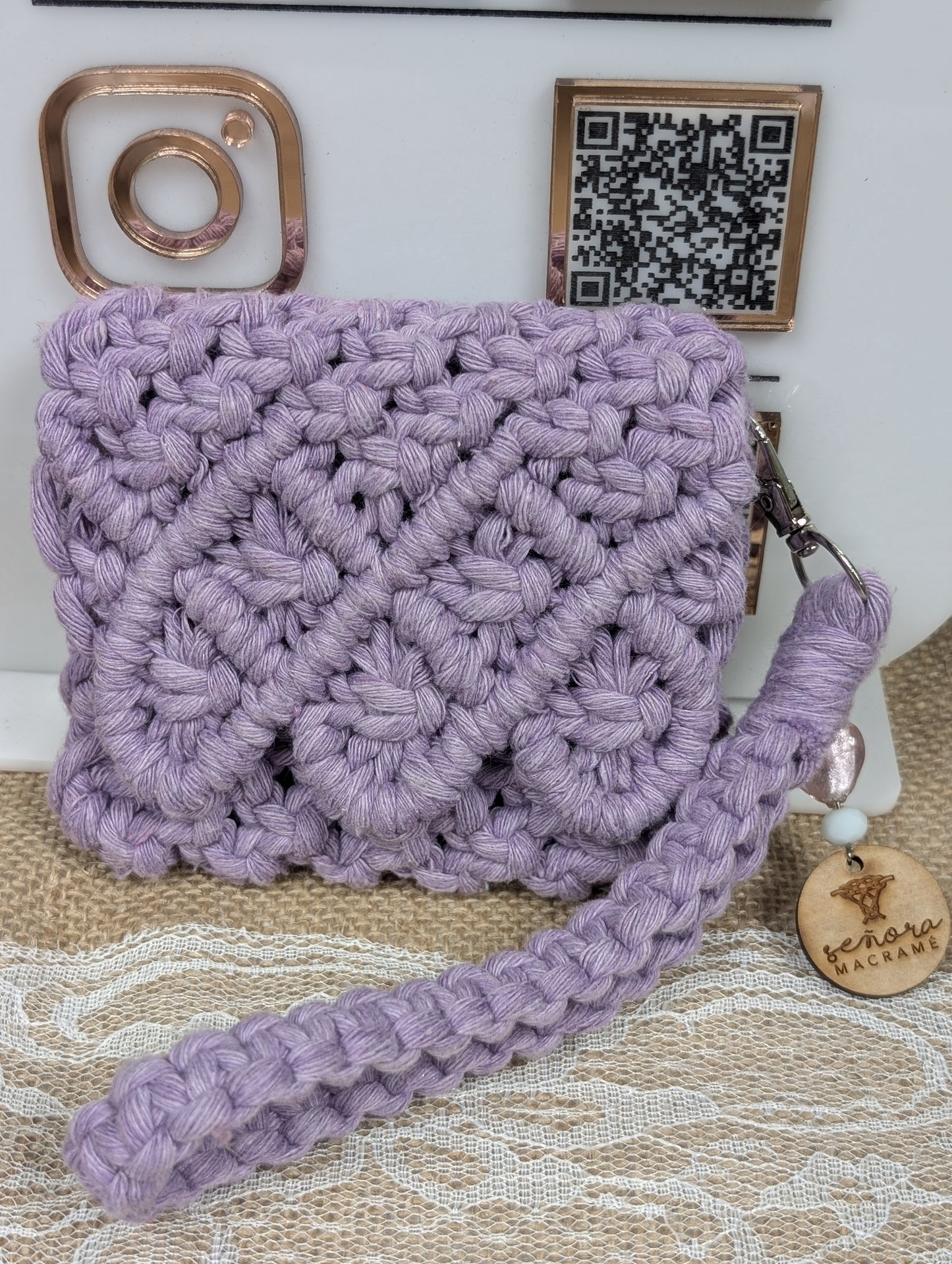 Taller Presencial Billetera o Wallet en Macramé