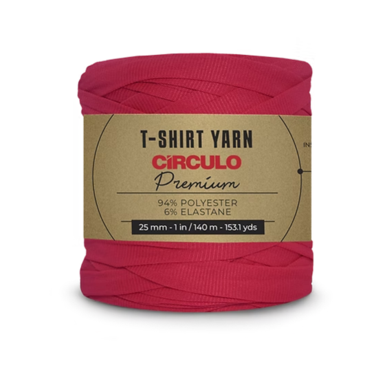 Circulo, Trapillo Premium, T-shirt Yarn, Magenta, 3748