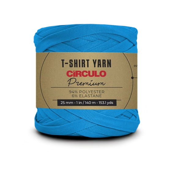Circulo, Trapillo Premium, T-shirt Yarn, Tropical Blue, 786