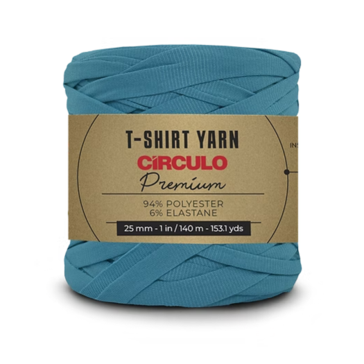 Circulo, Trapillo Premium, T-shirt Yarn, Turquoise, 2194