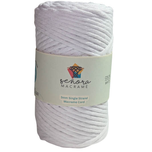 Urdimbre 3mm 90m White