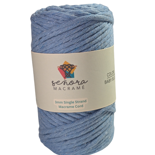 Urdimbre 3mm 90m Baby Blue