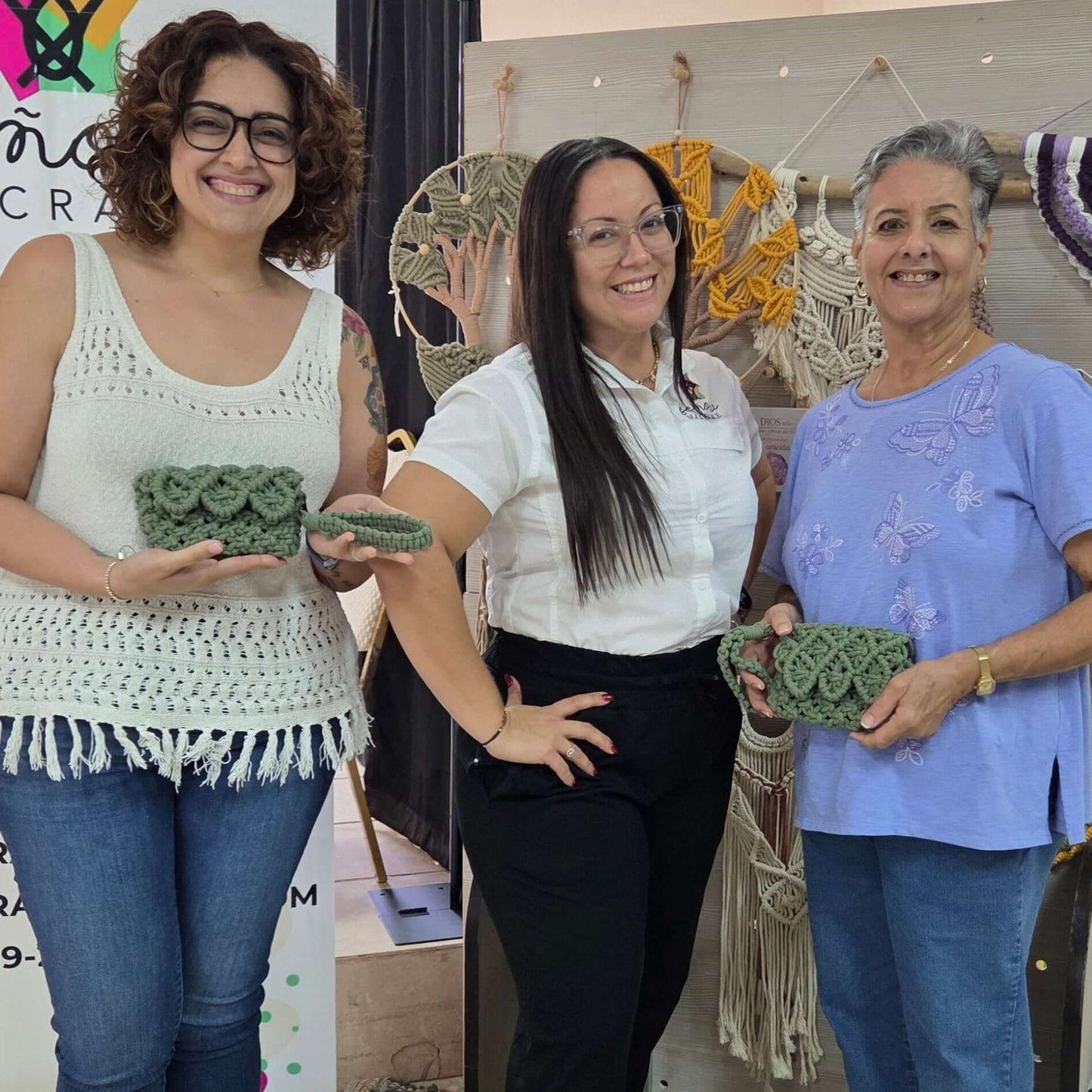 Taller Presencial Billetera o Wallet en Macramé