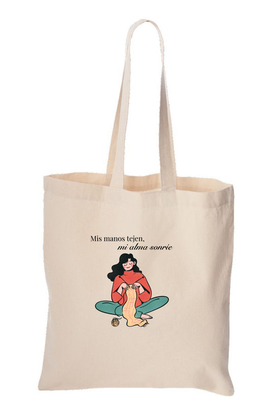 Bolso de mano. Mis manos tejen, mi alma sonríe
