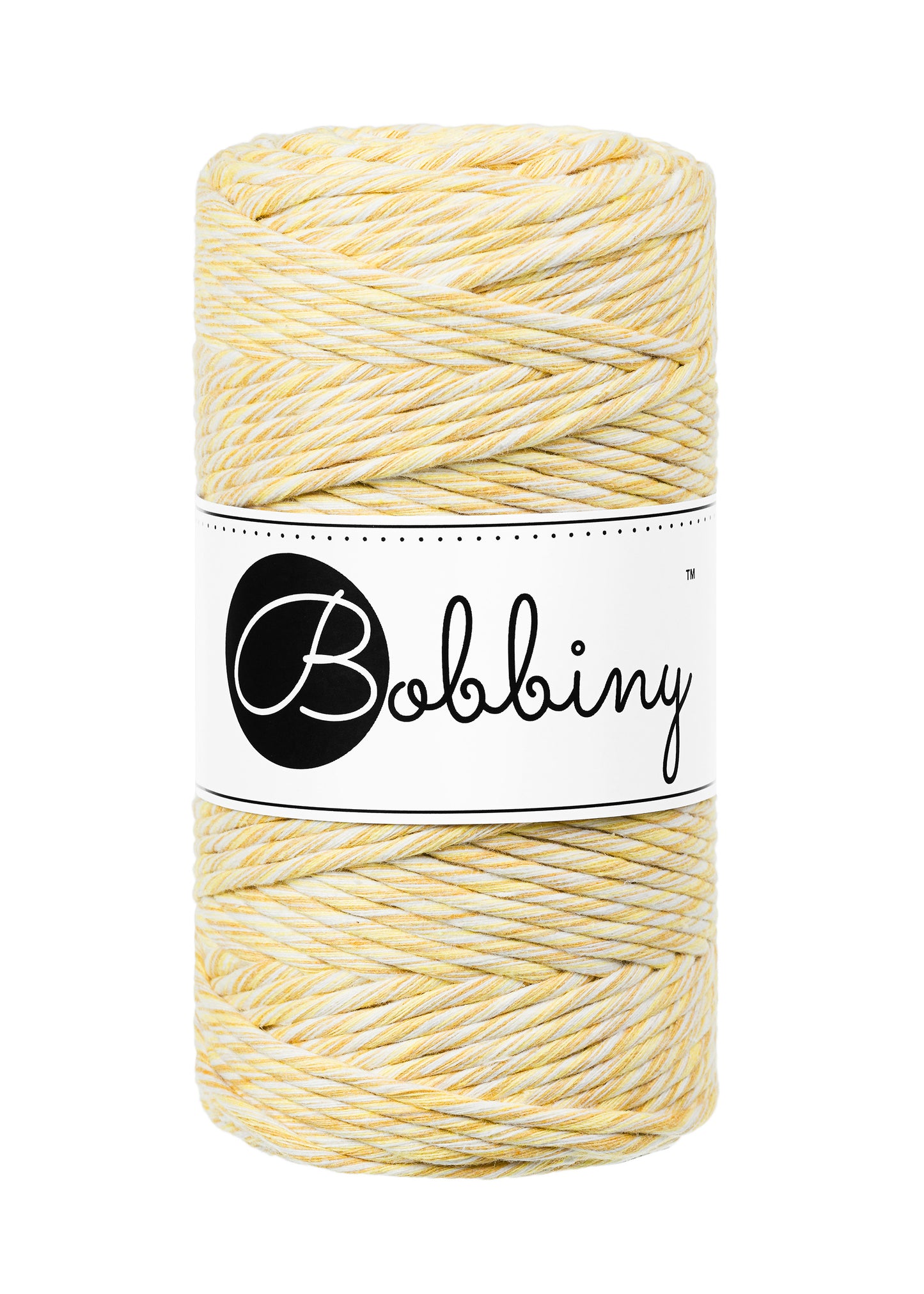 Macrame cord 3mm single strand Banana Shake