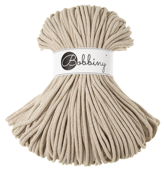 Braided cord 5mm - Beige