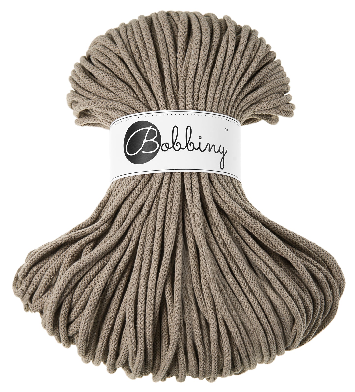 Braided Cord 5mm Coffee