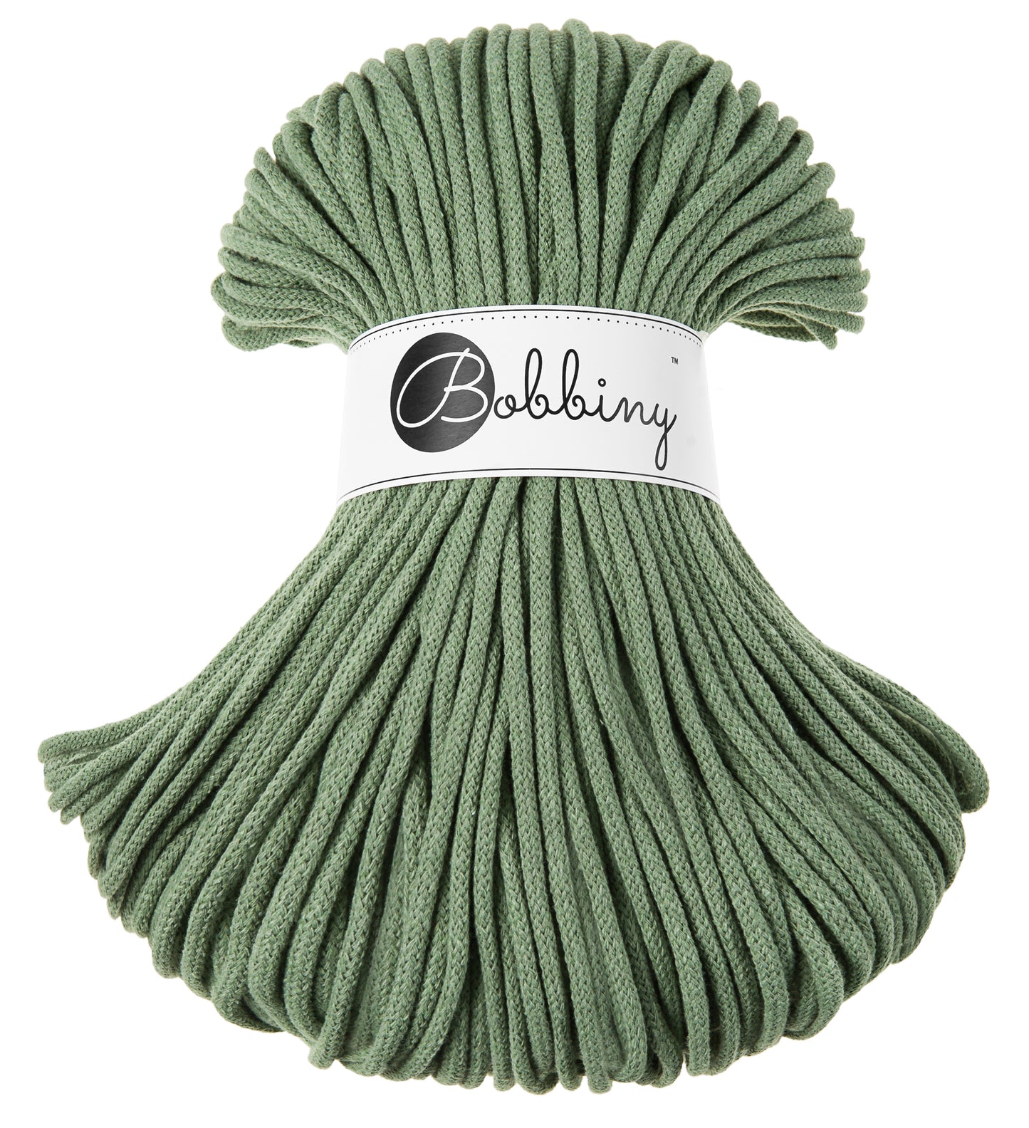 Braided cord 5mm - Eucalyptus Green