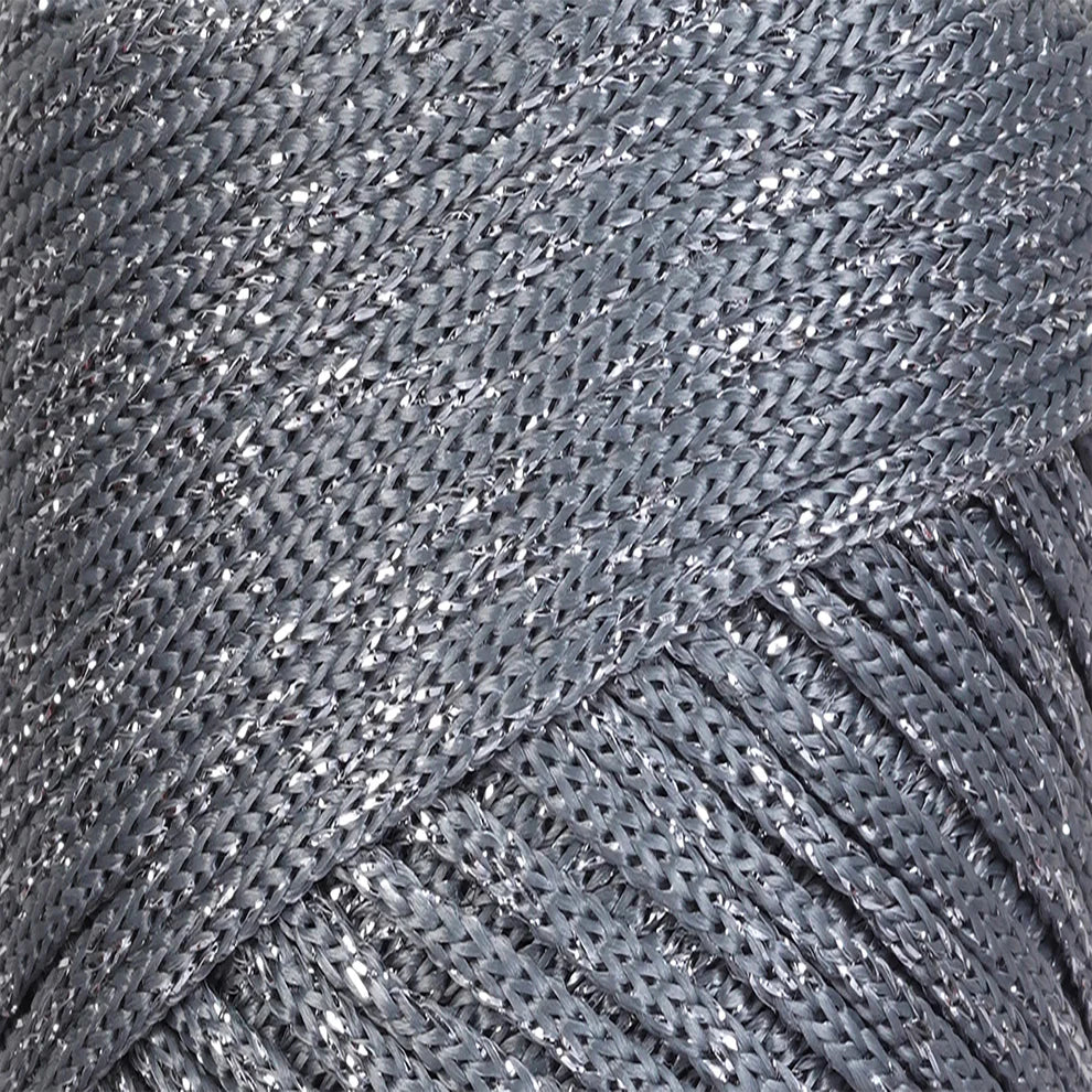 Hilo sintético con brillo 2mm Grey