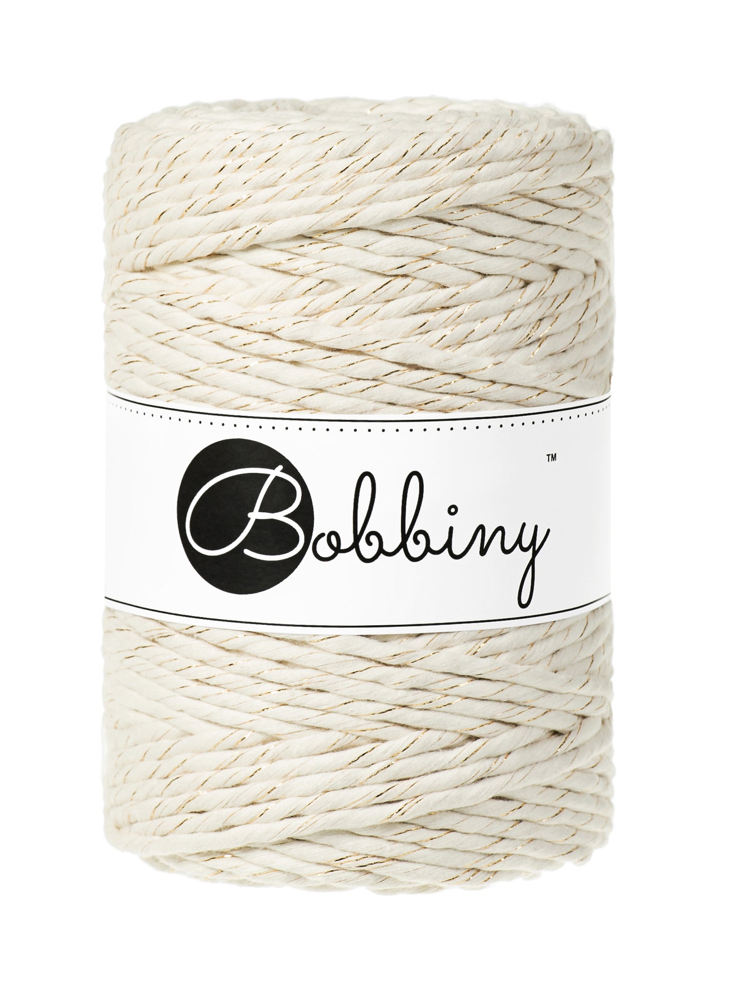 Macrame Cord Single Strand 5mm Golden Natural