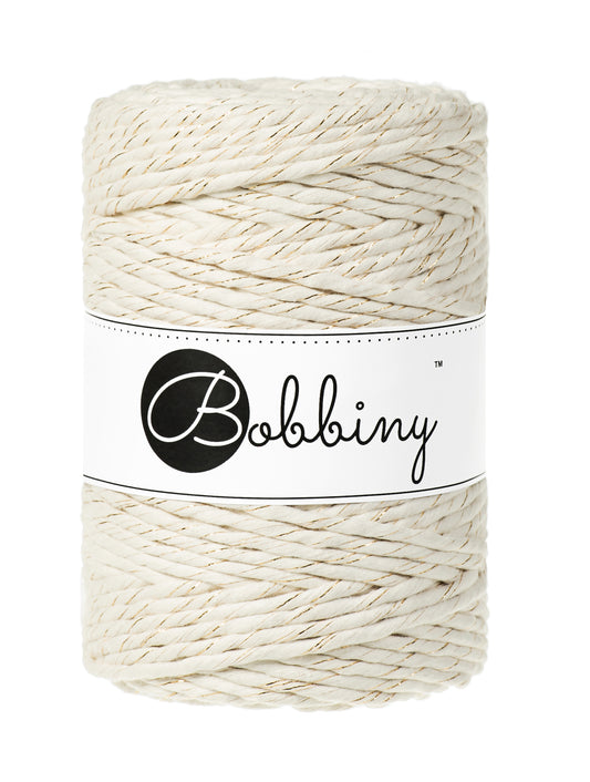 Macrame Cord Single Strand 5mm Golden Natural