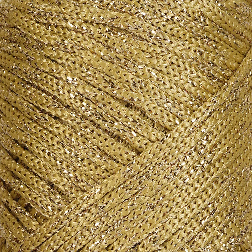 Hilo sintético con brillo 2mm Mustard