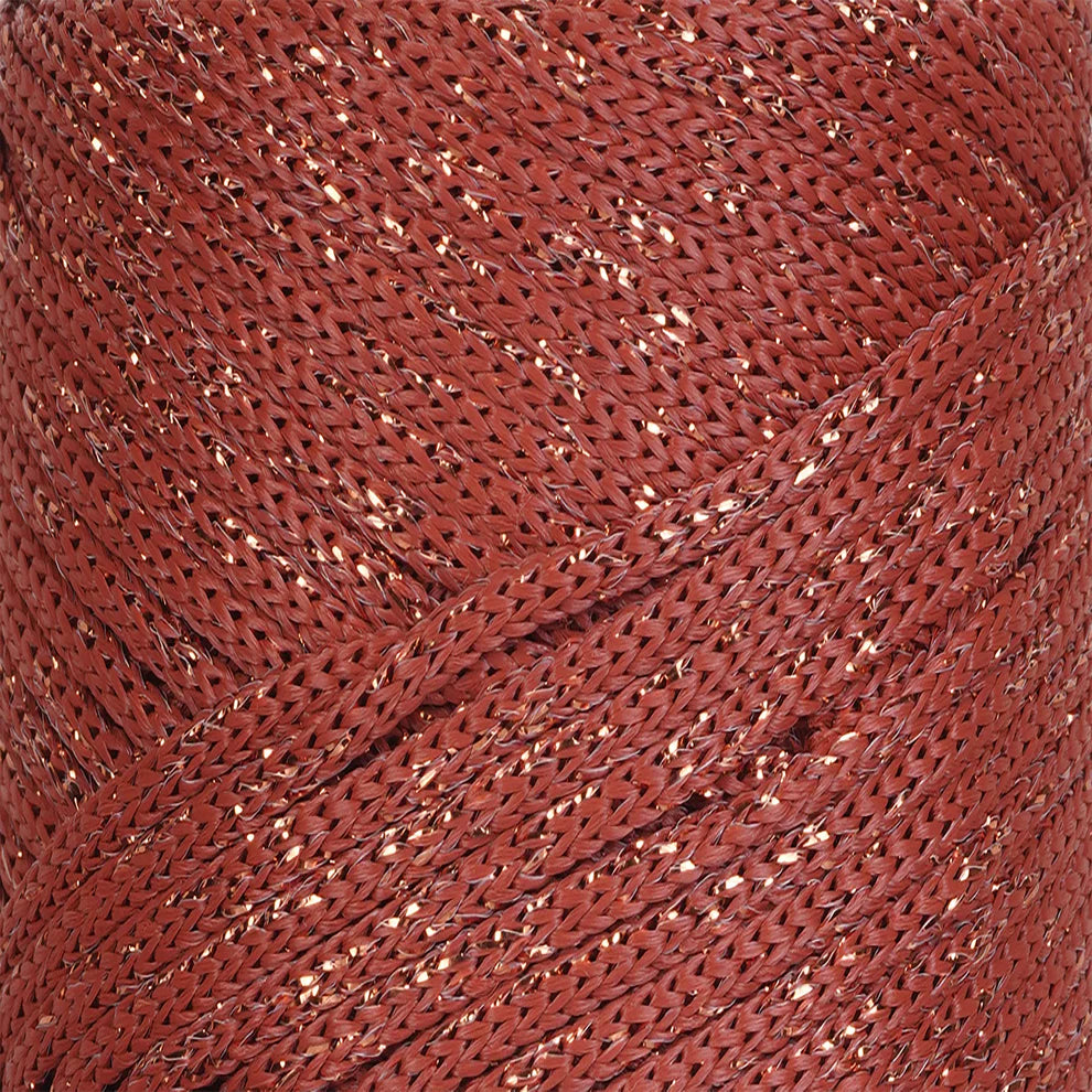 Hilo sintético con brillo 2mm Brick