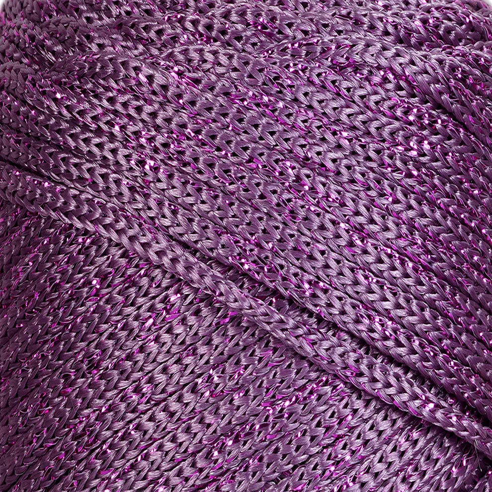 Hilo sintético con brillo 2mm Sparkle Plum