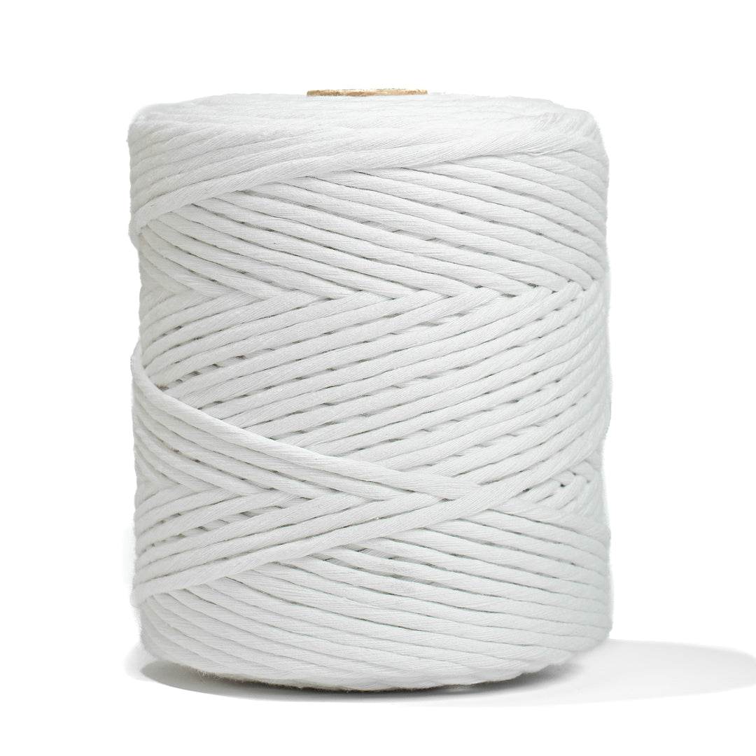 Macrame cord single strand 4mm - White