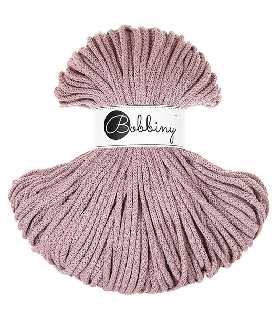 Braided cord 5mm - Mauve