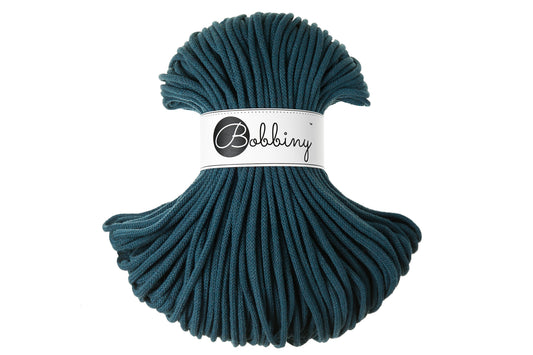 Braided cord 5mm - Peacock Blue