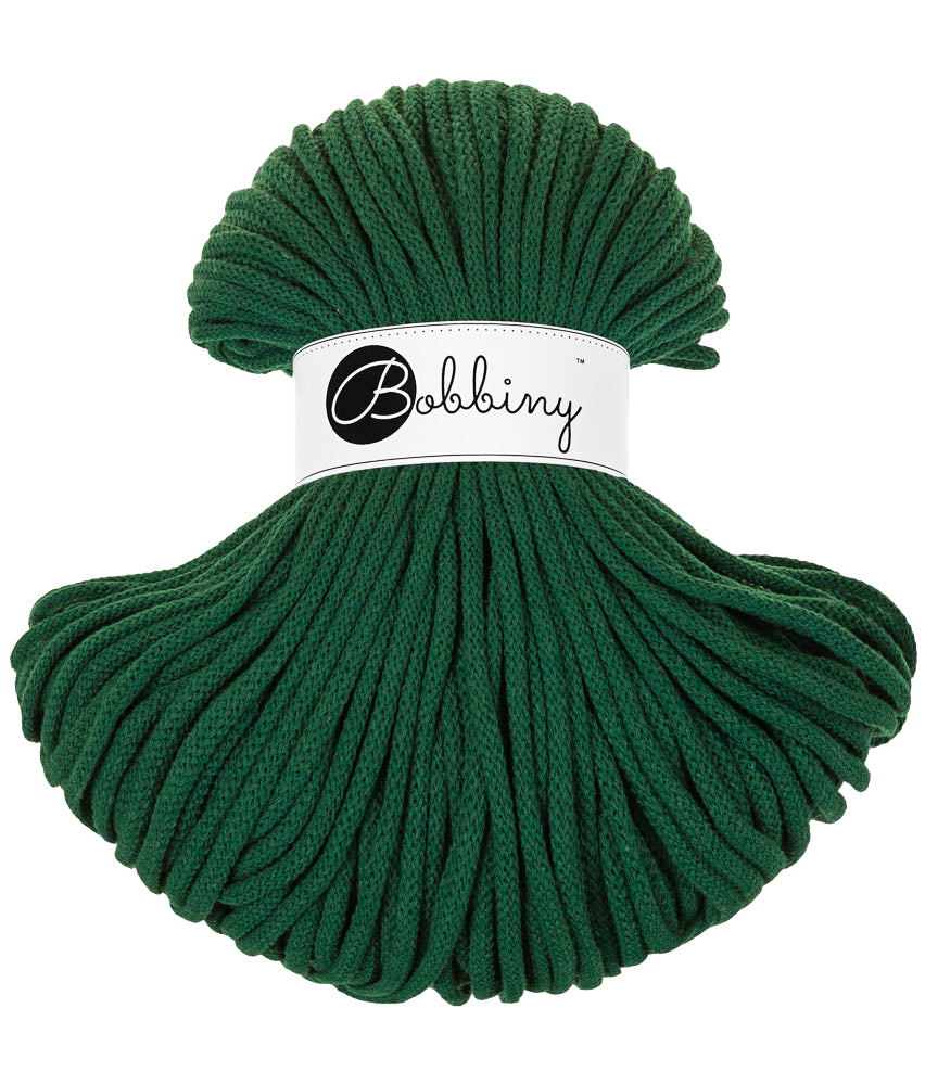 Braided cord 5mm Pine Green
