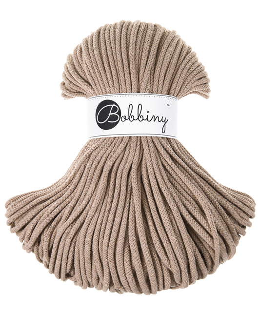Macrame or braided crochet cord 5mm, Arena, Sand 108 yards