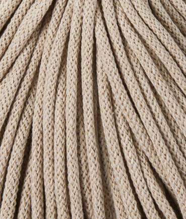 Braided cord 5mm Beige