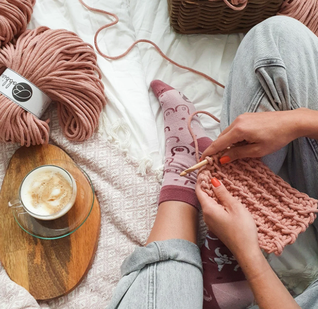 Braided cord 5mm Blush