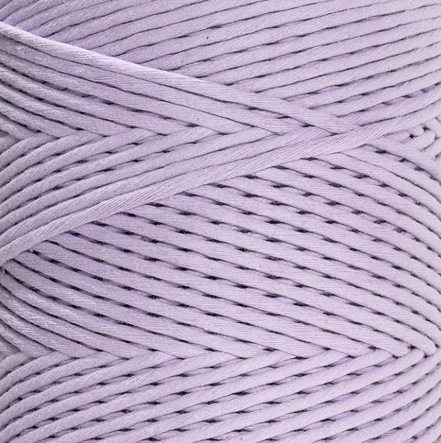 Cuerda de macramé, 4mm, Lila, Lilac, 220m, 720ft