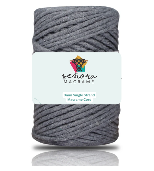Urdimbre 3mm 90m Dark Grey