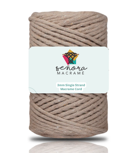 Urdimbre 3mm 90m Dark Latte