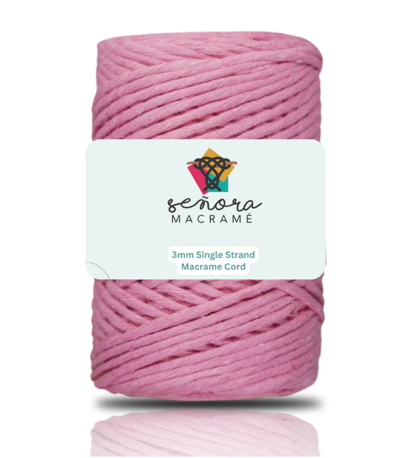 Urdimbre 3mm 90m Sugar Pink