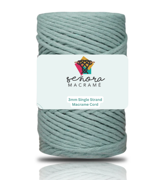 Urdimbre 3mm 90m Crepe Green
