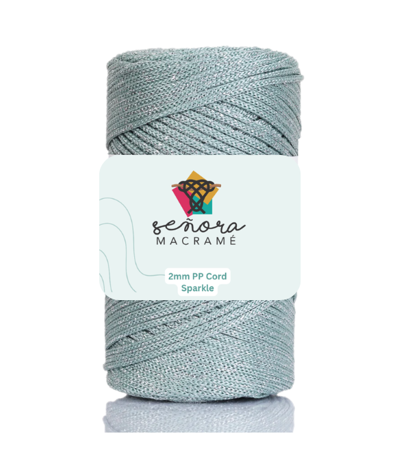 Hilo sintético con brillo 2mm Crepe Green